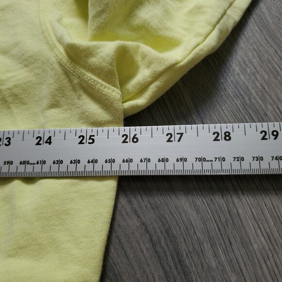 Fresh Produce Sweatshirt Womens XL Yellow Flip Flop Graphic Pullover Made USA - Picture 5 of 9